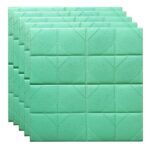 AD Self-adhesive iced-green Cubical pattern (60x60cm.)