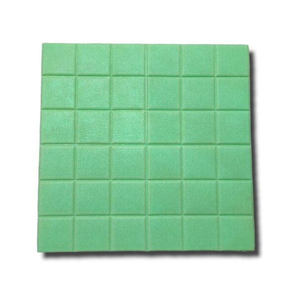 AD Self-adhesive iced-green Cubical pattern
