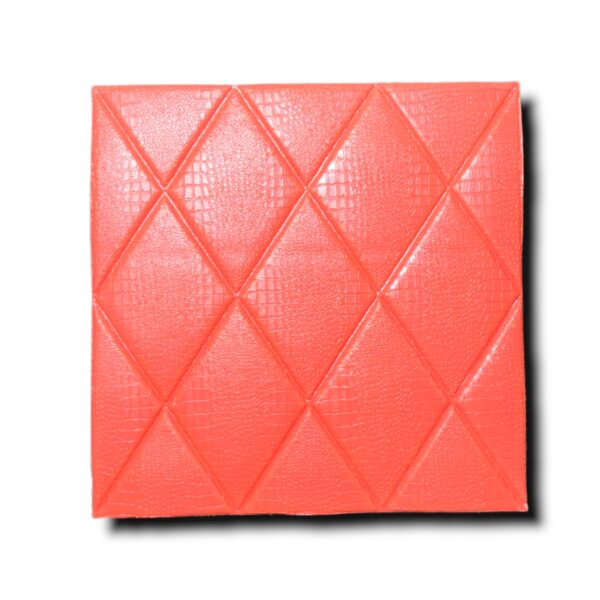 AD Self-adhesive 3D foaming sheet Crocodile pattern Orange color