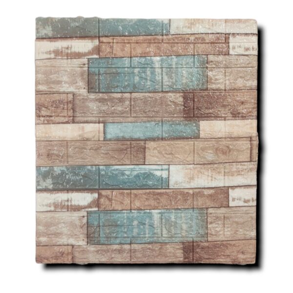 AD Self-adhesive foaming sheet Blue mix classic Brick pattern