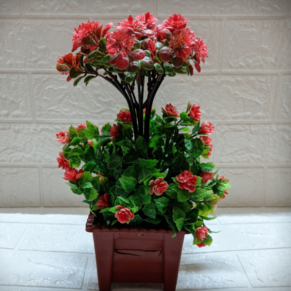 Artificial Red and Green Plant