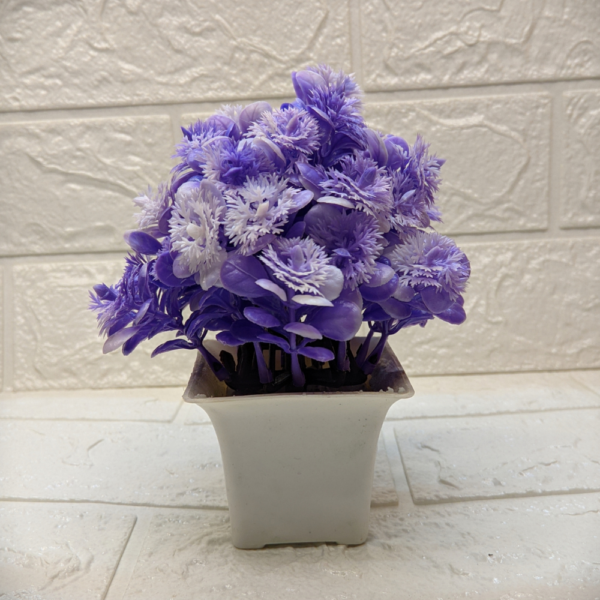 Artificial purple plant