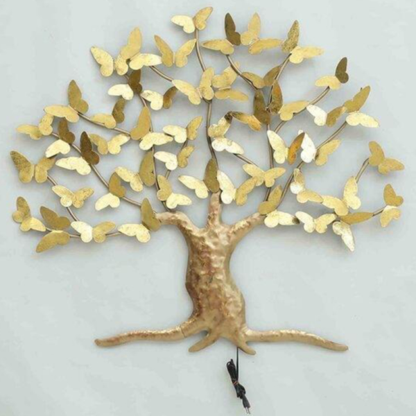 BUTTERFLY TREE GOLD(37X33 INCH)