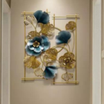 DOUBLE IRIS DECOR (38X20 INCH)