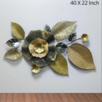 BLACK GOLDEN ROSE DECOR (40X22 INCH)