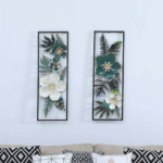 WHITE N GREEN PANEL(12.5X37 INCH)