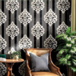 Self Adhesive Wall Sticker Classic Floral (45 x 1000cm.)