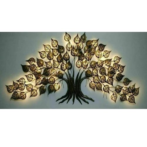 AD SKE Led Tree Family Wall Decor For Living Room, Bedroom, Home Decor (96x2x48 INCH)