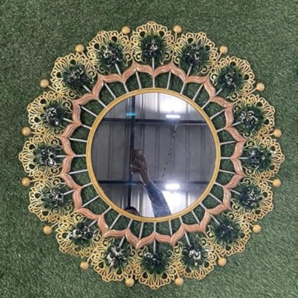 AD SUN CIRCLE MIRROR Sculpture(34 x 3 x 34 inch)