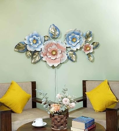 AD Flower Decorative Wall Art(55 x 4 x 28 inch)