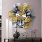 AD Metal Flower Wall Clock (23 x 2.5 x 23 inch)