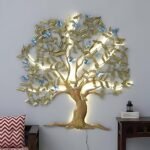 AD BLACK GOLDEN ROSE Decorative Wall Art(60 x 3 x 60 inch)