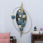 AD Blue Galaxy Decor Wall Art (47 x 2 x 23 inch)