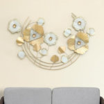 AD Gold Flower Wall Art(46.5 x 4 x 32 inch)
