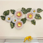 AD Peach Flower Wall Decor(34 x 3.5 x 19.5 inch)