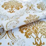 AD Royal Golden Floral Design Peel Wall Stickers Wallpaper (45 x 500cm.) (Copy)
