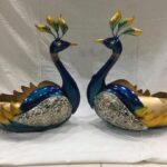 AD PEACOCK PLATER (17x8x19 inch)