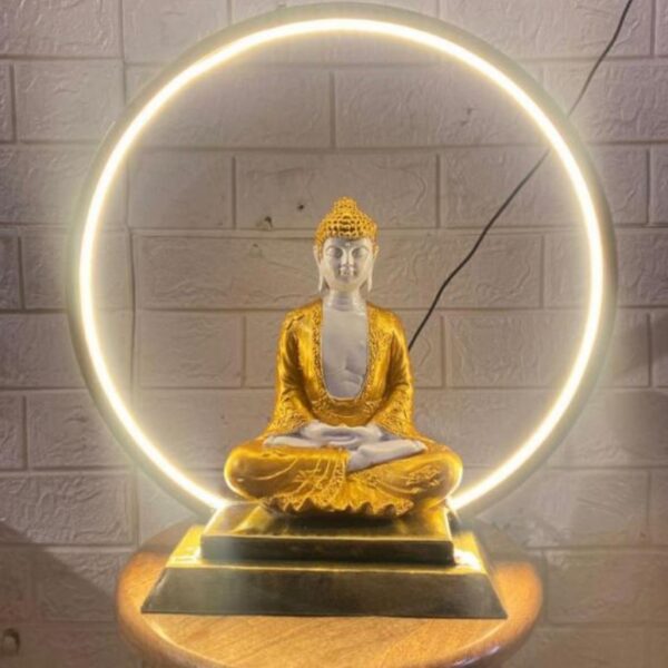 AD BUDHA CIRCLE DECOR (16x7.7x15.5 inch)