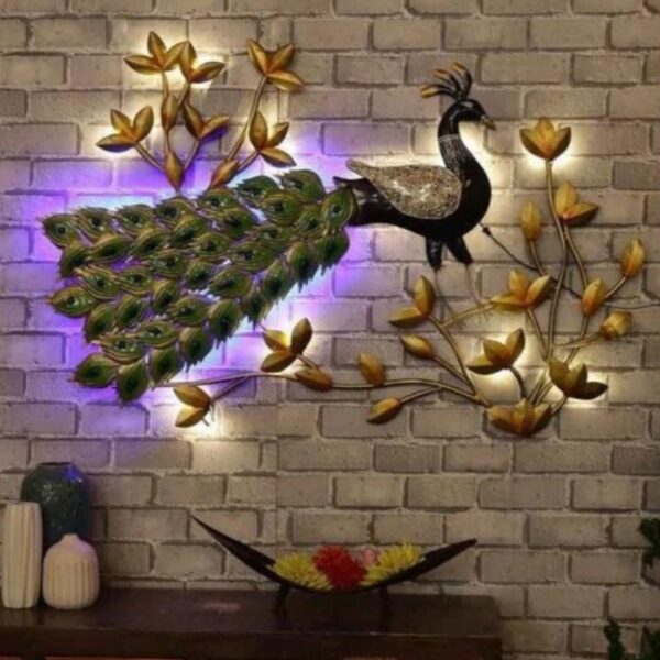 AD PIACOCK WITH LEAF (56x2x27 inch)