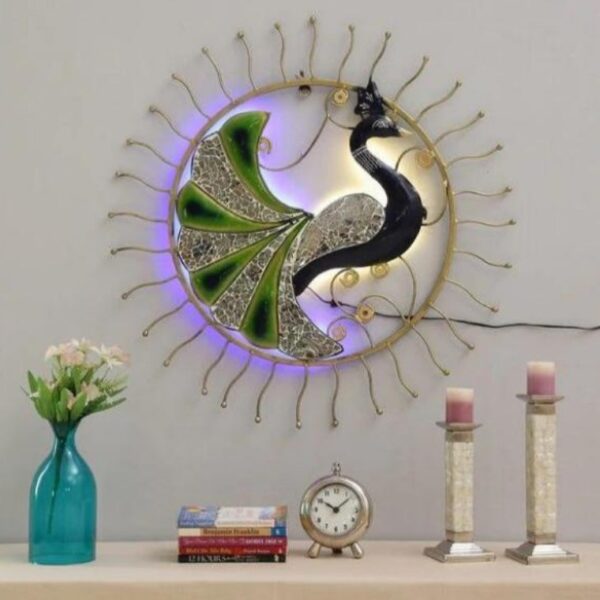 AD SUN PEACOCK DECOR (32x2x32 inch)