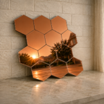 Acrylic Mosaic Brown Tile Self-Adhesive Size (12×12 Inch)