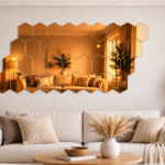 Acrylic Mosaic Brown Tile Self-Adhesive Size (12×12 Inch)