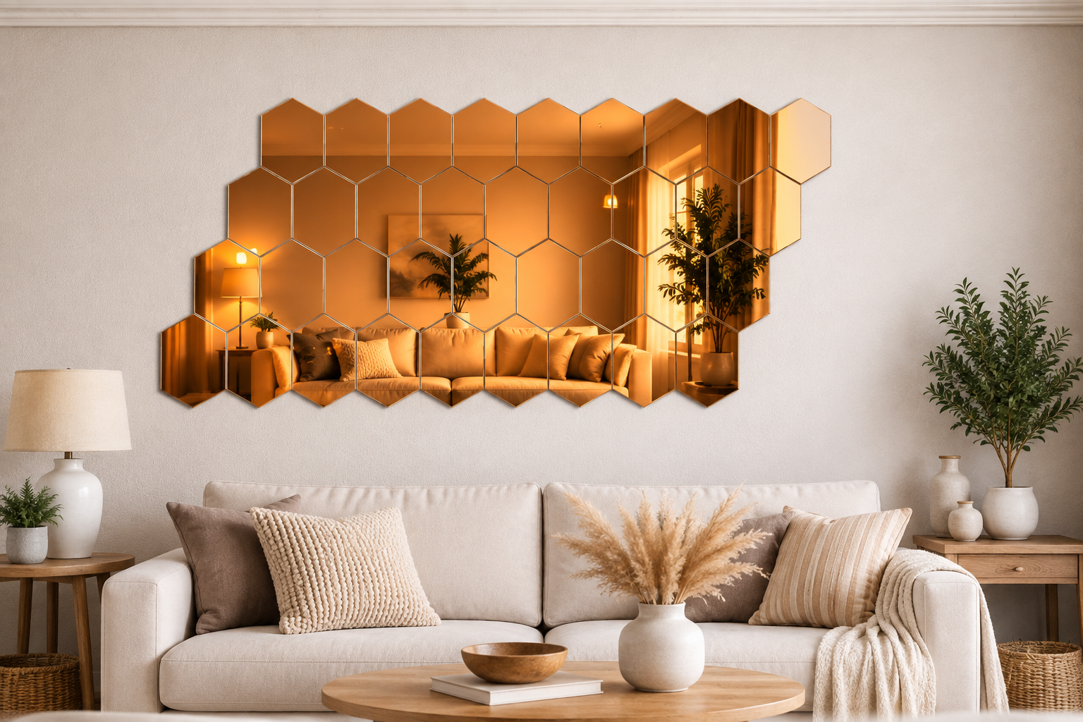 Acrylic Mosaic Brown Tile Self-Adhesive Size (12×12 Inch)