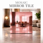 Acrylic Mosaic Rosegold Tile Self-Adhesive Size (12×12 Inch)